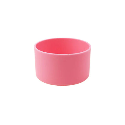 17 Colors 7.0CM Silicone Cup Bottom Cover – Heat Insulation Coaster Sleeve & Anti-Slip Water Bottle Sleeve
