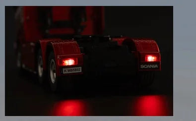 Huina 770S Remote Control Engineering Car — Genuine Alloy Trailer Head Model, 4WD Toy for Kids, Ratio 501D