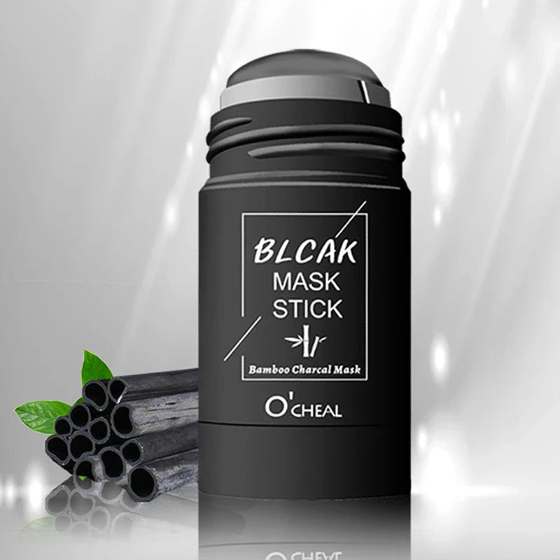 Green Tea & Honey Peach Facial Mask Stick – Pore Cleansing, Moisturizing & Charcoal Mud Mask