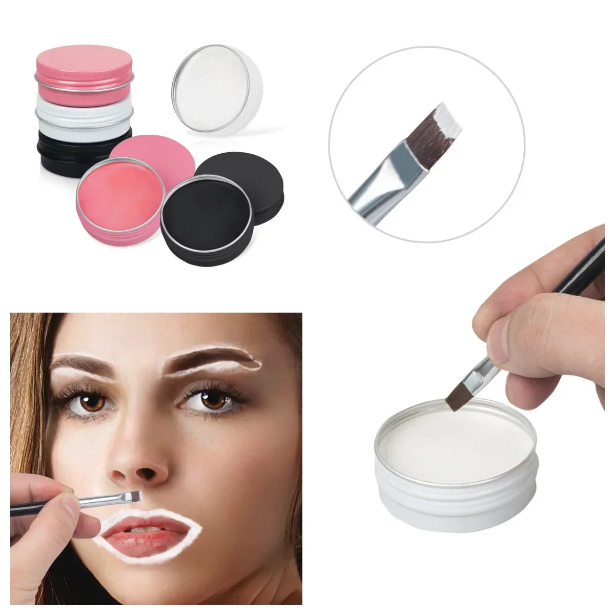 Tattoo Brow Paste – Microblading Eyebrow Marker & Permanent Makeup Mapping Tool for PMU Brow & Lip Shaping