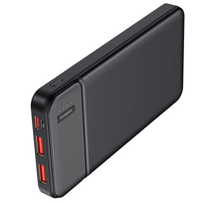 Portable 10000mAh Power Bank – PD 22.5W Battery Pack, Slim Design with 3 Outputs & 2 Inputs