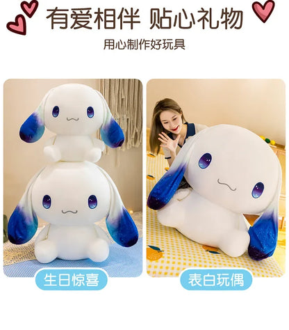 Sanrio Cinnamoroll Plush Doll – Kawaii Stuffed Toy with Pillow, Perfect Gift for Girls