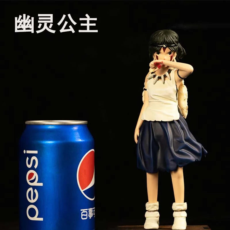 19cm Hayao Miyazaki Princess Mononoke Figure – San Standing PVC Anime Action Statue, Classic Model Toy Gift