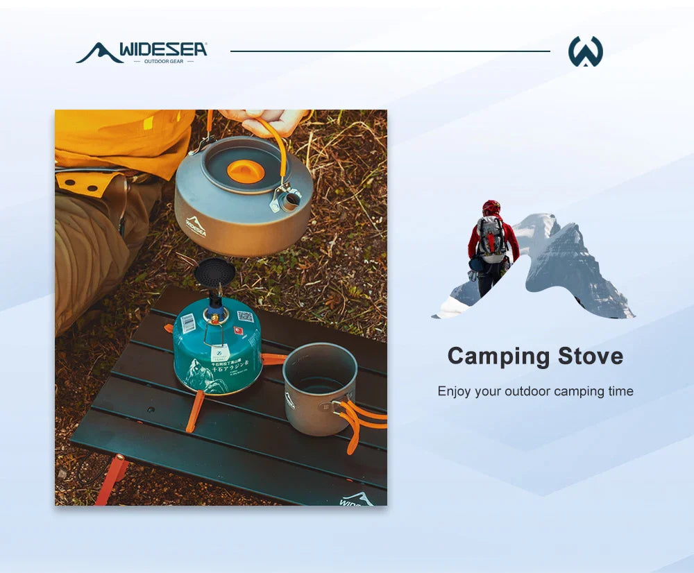 Outdoor Camping Gas Burner 3300W – Portable Stove for Survival, Bushcraft, and Tourist Kitchen