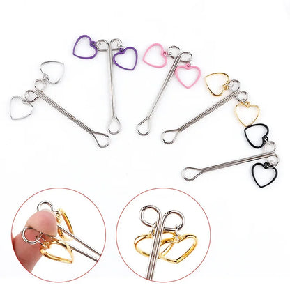 Stainless Steel Nipple Clip Accessories – Butterfly Style Metal Body Jewelry for Couples