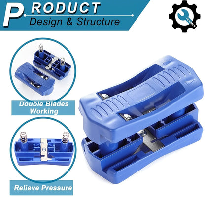 Handle Edge Trimmer & End Cutter Set – Manual Edgebanding Tool for Wood Furniture & Cabinet Tail Trimming