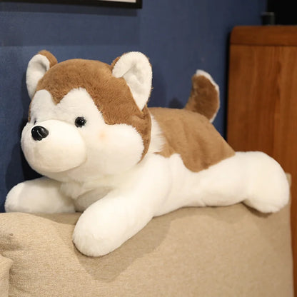 30/40cm Cute Husky Dog Plush Toy – Soft Kawaii Stuffed Puppy Pillow Doll for Xmas Gift