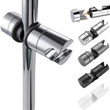 Universal Adjustable Shower Head Holder – Replacement Hand Shower Bracket for Slide Bar Bathroom Accessories