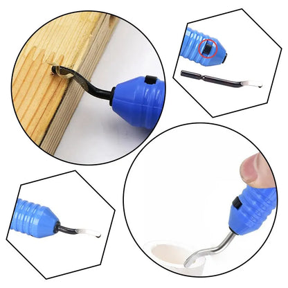 NB1100 Hand Trimming Knives: Deburring Scraper & Chamfer Removal Tool with Aluminum Alloy Handle - Precision Blade for Plastic Waste Edge Cleanup
