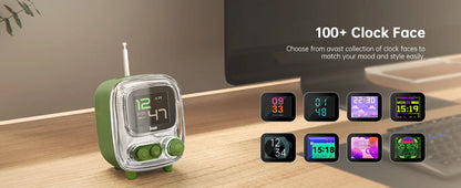 Divoom T-Tiivoo-2 Mini Retro Bluetooth Speaker – Portable Vintage White Noise Sleep Aid with High-Quality Subwoofer