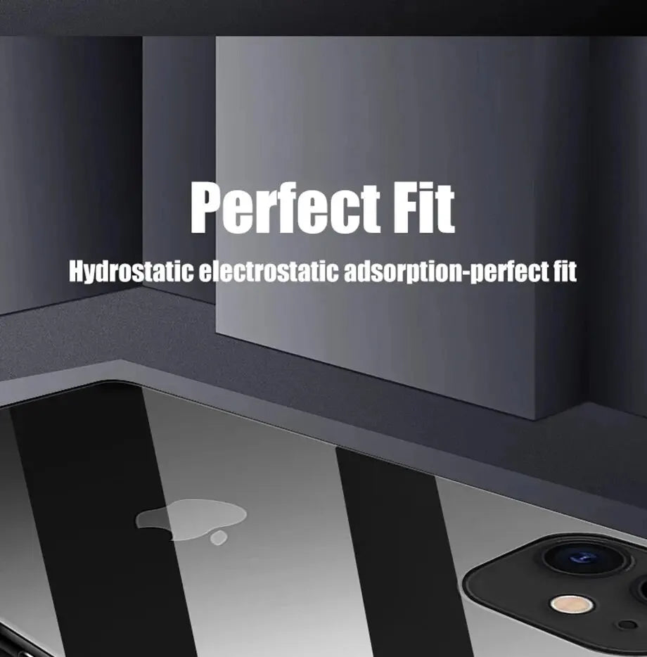 4-Pack Full Cover Hydrogel Screen Protectors for iPhone 11-15 Pro Max & Plus – Back Film, Not Glass