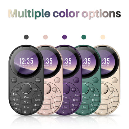 SERVO i15 Mini Oval Phone — Dual SIM GSM Mobile with 1.39" Screen, Speed Dial, Magic Voice, Blacklist, Vibration, FM Radio & Type-C