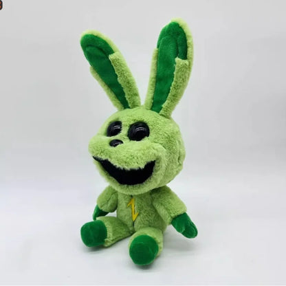 Smiling Animal Anime Plush Toy – Horror Cat Doll, Soft Cartoon Plush for Festival Decoration & Gift