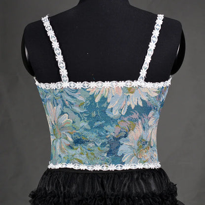 Sexy Lolita Underbust Corset – Slimming Bandage Bustier Top for Women Lingerie & Elegant Streetwear