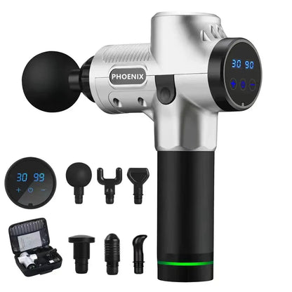 Phoenix A2 Deep Tissue Massage Gun — Muscle Relaxation & Pain Relief Therapy for Back, Legs & Feet
