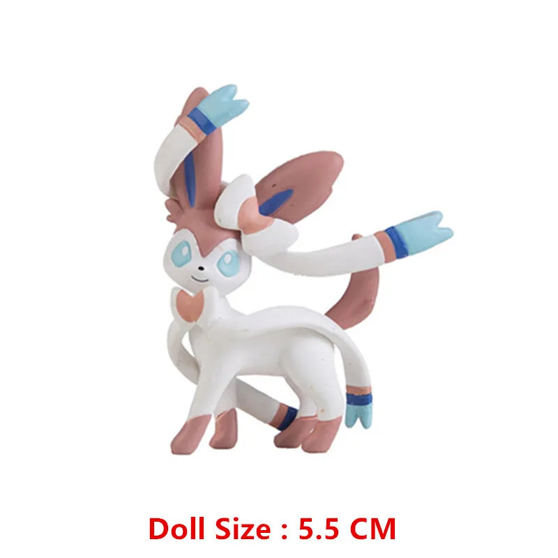 Pokemon Anime Figures – Pikachu, Eevee, Gengar & More Cartoon Action Model Toys for Kids, Bulk Purchase