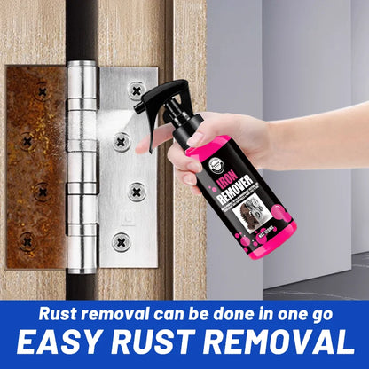 120ML All-Purpose Rust Remover Spray – Fast-Acting Iron Oxidation Cleaner, Restores Shine, Safe Multi-Surface Rust Eliminator for Home & Auto