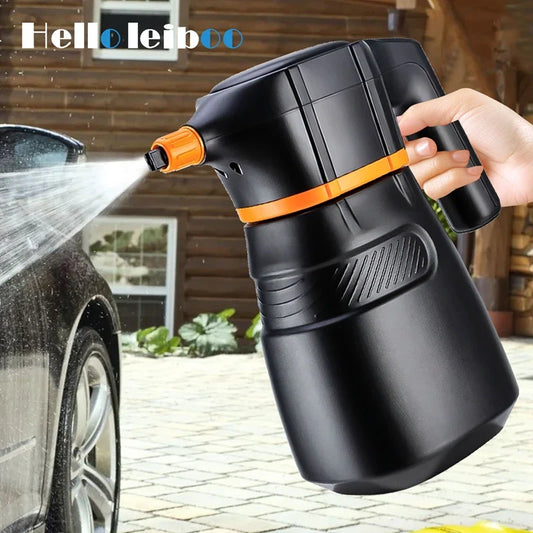 LEIBOO Electric Foam Sprayer – Battery-Powered High-Pressure Snow Cannon for Car Wash & Detailing