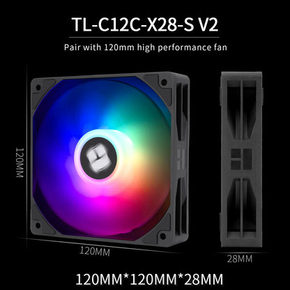Thermalright Peerless Assassin 120 ARGB CPU Air Cooler – High Performance Dual Tower Cooler for Intel LGA1851/1700/1200/115X & AMD AM4/AM5 Black Edition