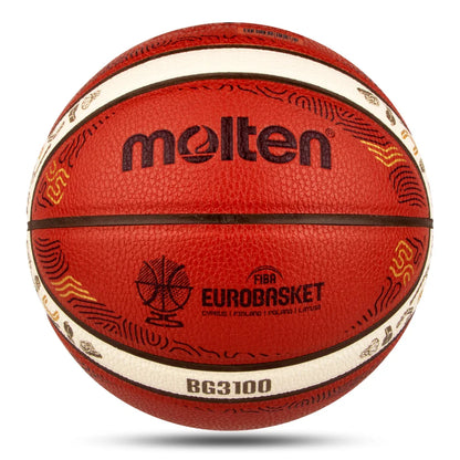 2025 Molten Basketball — Official Size 5/6/7 PU Indoor & Outdoor Ball for Men, Training, Match & Team Games