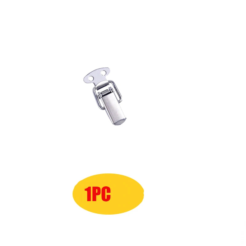 1/10PCS Mini Toggle Latches - Spring Loaded Clamp Clip, Box Latch Catch, Tension Lock Lever Clasp & Crate Snap Lock Closures