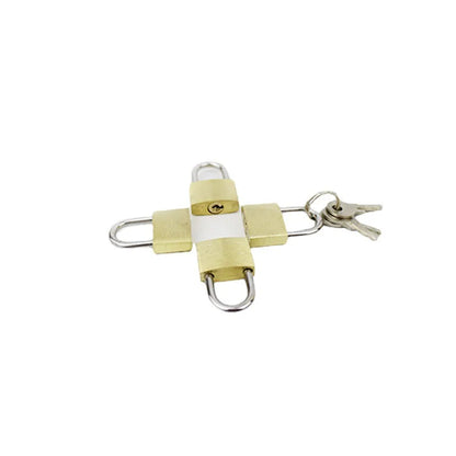 20mm Small Copper Lock | Luggage, Case, Backpack & Locker Padlock, Mini Security Key Padlock for Home Hardware