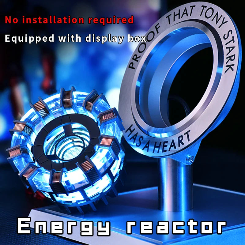 New Sale: Iron Man MK1 & MK2 Arc Reactors – Tony Stark's Mark Armor Heart with LED Lights, 1:1 Chest Lamp Toy Figure