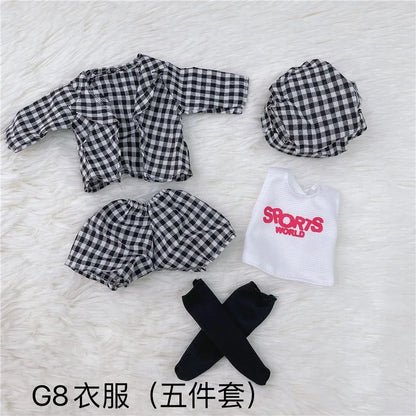 Clothes for 30cm 1/6 BJD Dolls – DIY Dress-Up Suit & Accessories for Girls’ Dolls (Check Size Chart)