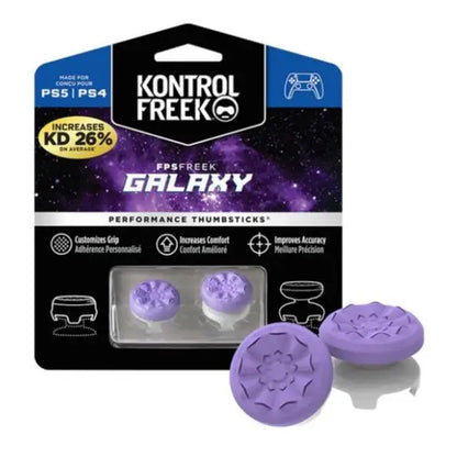 2PCS Performance Thumb Grip Caps — Silicone Analog Stick Covers for PS4 & PS5 Controllers