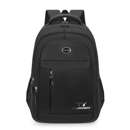Men's Waterproof Backpack – Large Capacity Casual Laptop Bag with Adjustable Straps