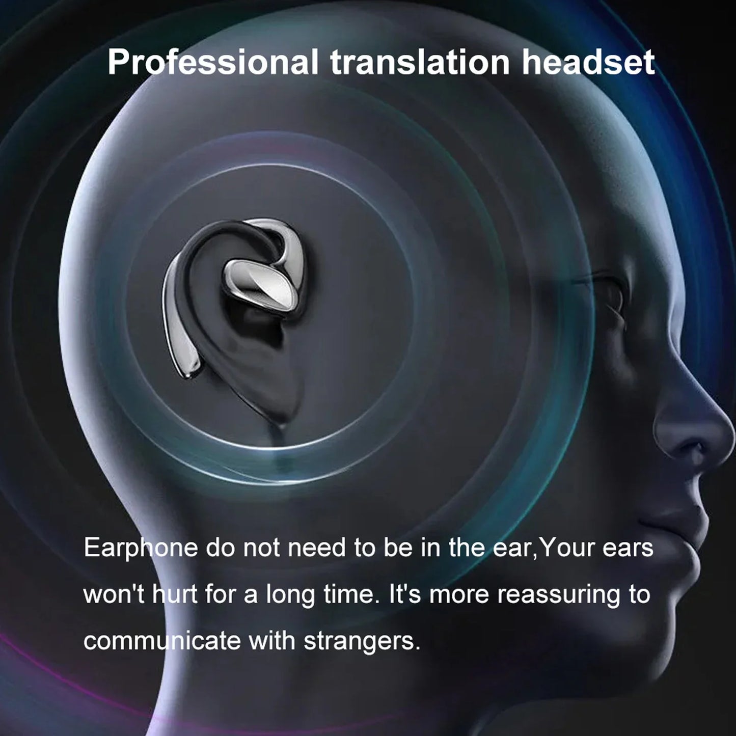 M8 Smart Translator Earbuds – Wireless Bluetooth Two-Way Device with 144 Languages & High Accuracy