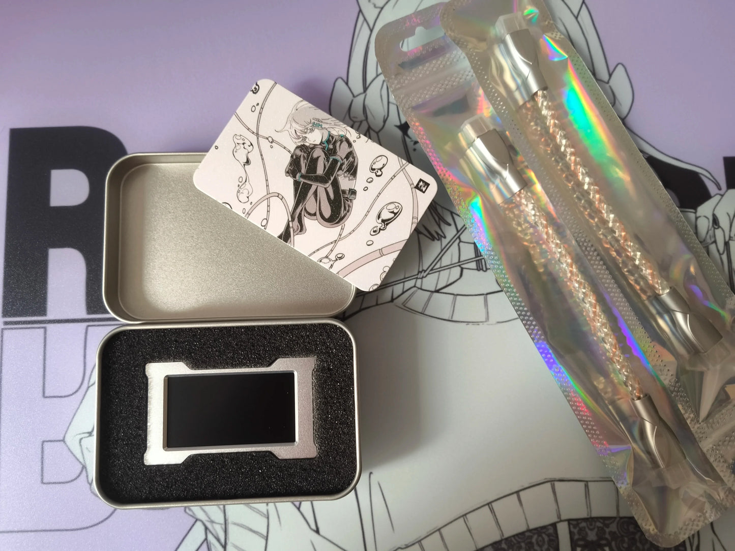 HMLAB ZNEO Gaming USB Hub – 2-to-3 Port with 8K Hz, Independent Power & Screen for Gaming Desk Setup