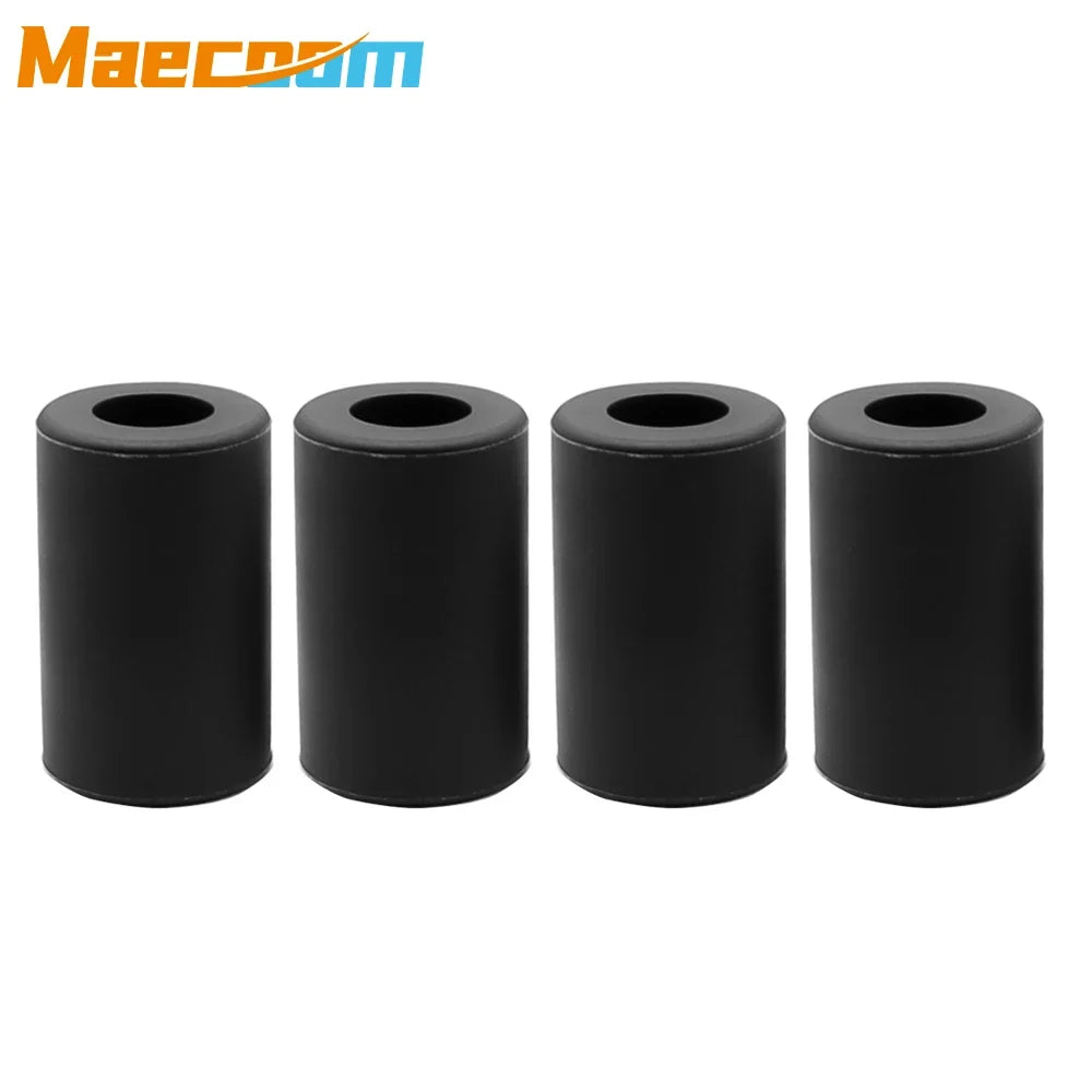 3D Printer Hot Bed Leveling Silicone Spacer Set – High Temperature Solid Column Parts Kit (3 Long + 1 Short) for CR-10/CR-10S/Ender-3 Repair & Upgrade Accessories