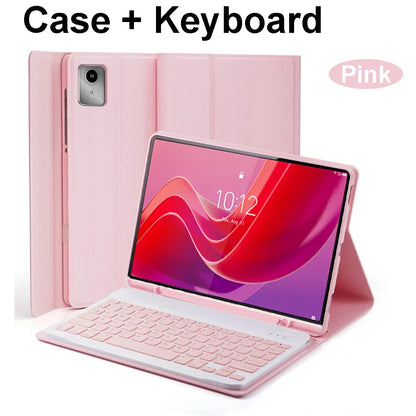 Lenovo Tab M11 11" Case with Bluetooth Keyboard – Smart Stand Cover for Xiaoxin Pad 2024/2025