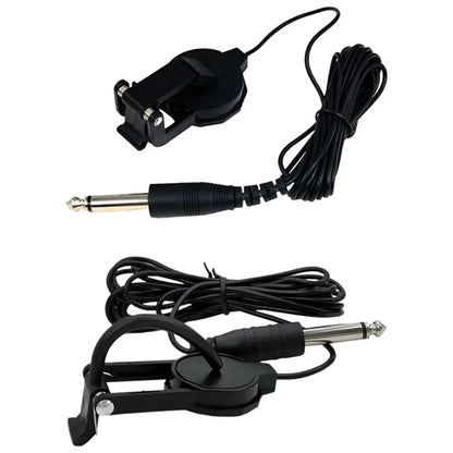 Clip-On Audio Jack Pickup – 2.5M Sound Transducer for Acoustic Guitar, Mandolin, Bouzouki, Violin, Banjo & Ukulele