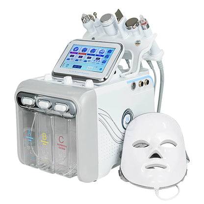 7 in 1 Water Oxygen Small Bubble Machine - Professional Hydra Dermabrasion Beauty Instrument for Facial Spa and Skin Care