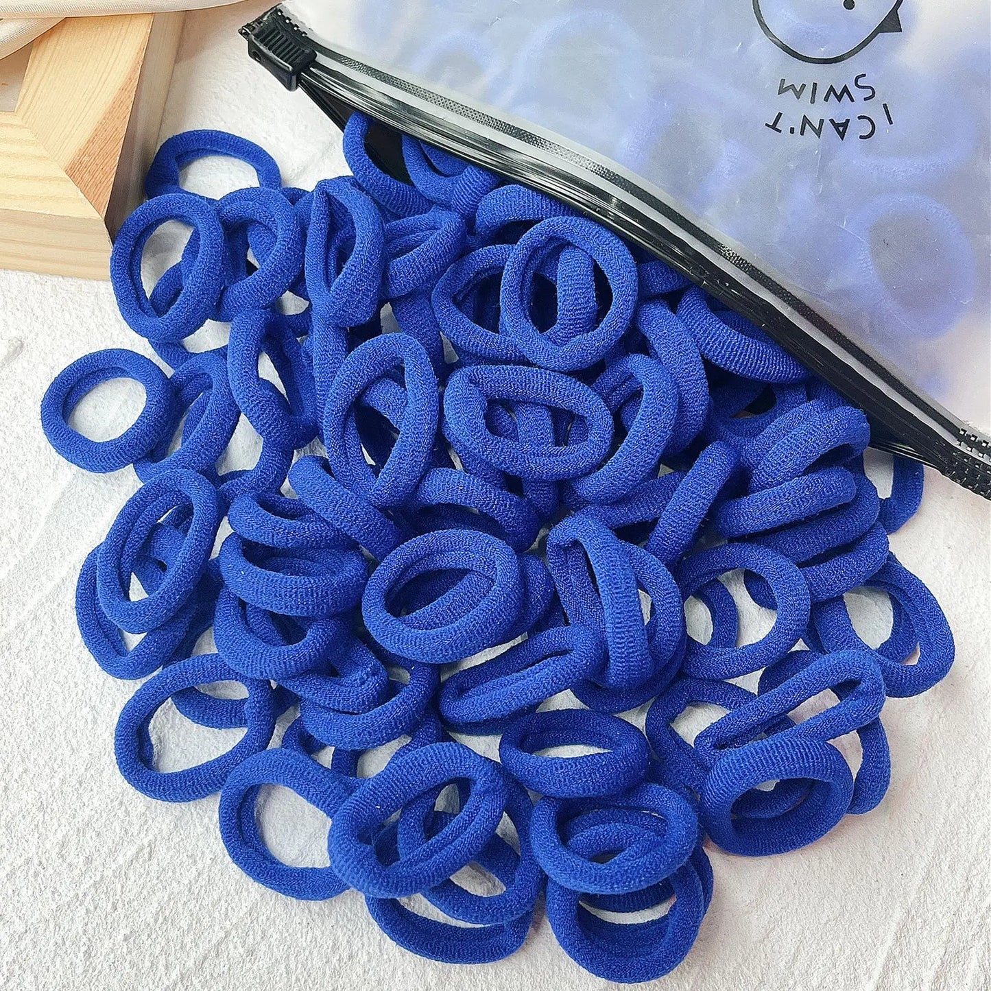 20/50PCS Kids Elastic Hair Bands – Girls Sweets Scrunchie Rubber Bands for Children Hair Ties & Headbands