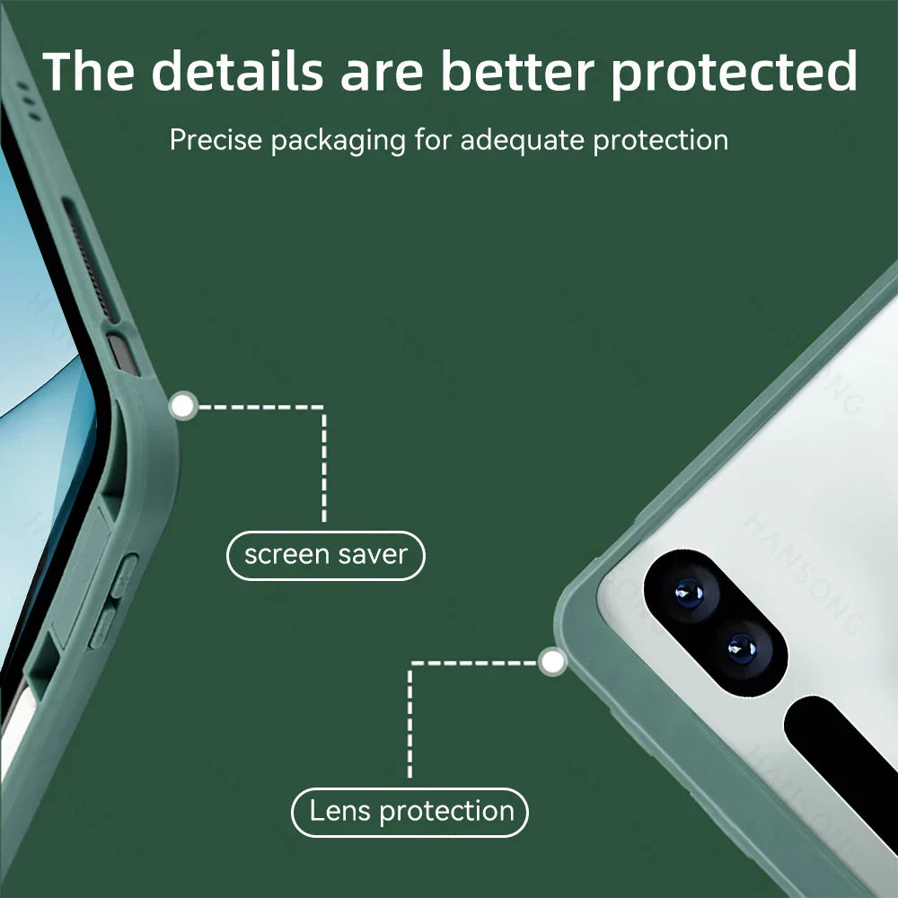 Samsung Galaxy Tab Case — Compatible with Tab A8 10.5, S6 Lite 10.4, S7/S7 Plus/FE, S8/S8 Plus, S9/S9 Plus 11–12.4″ Cover