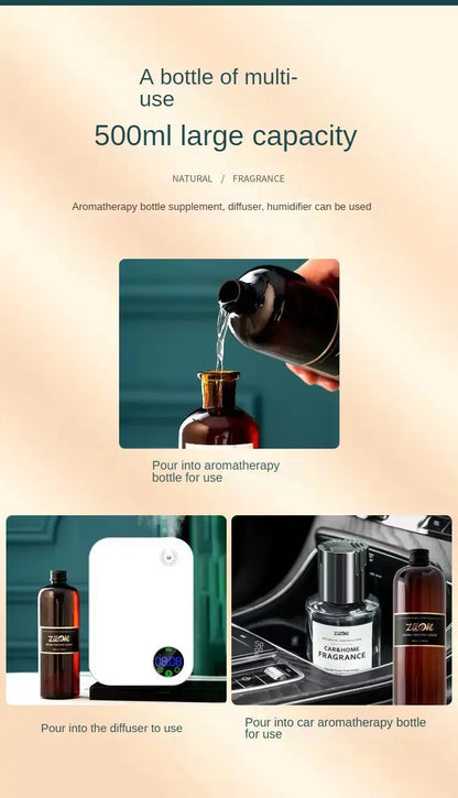 500ML Large Capacity Gardenia Essential Oil – Long-Lasting Aromatherapy Supplement for Home & Indoor Fragrance