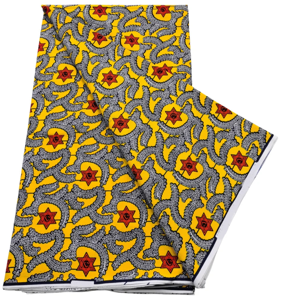 100% Cotton Real Wax Ankara Fabric - 2026 African Print Wedding Dress Sewing Fabric