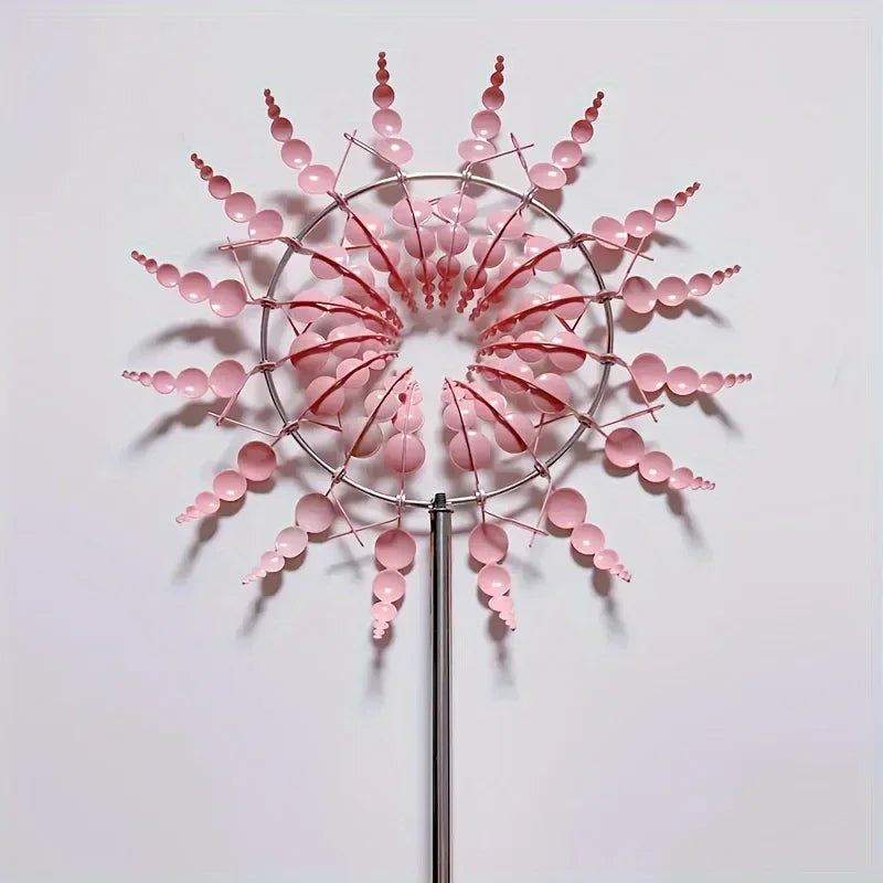 Creative Garden Windmill Decor — Unique Courtyard Lawn Kinetic Metal Rotator & Magical Wind Collector