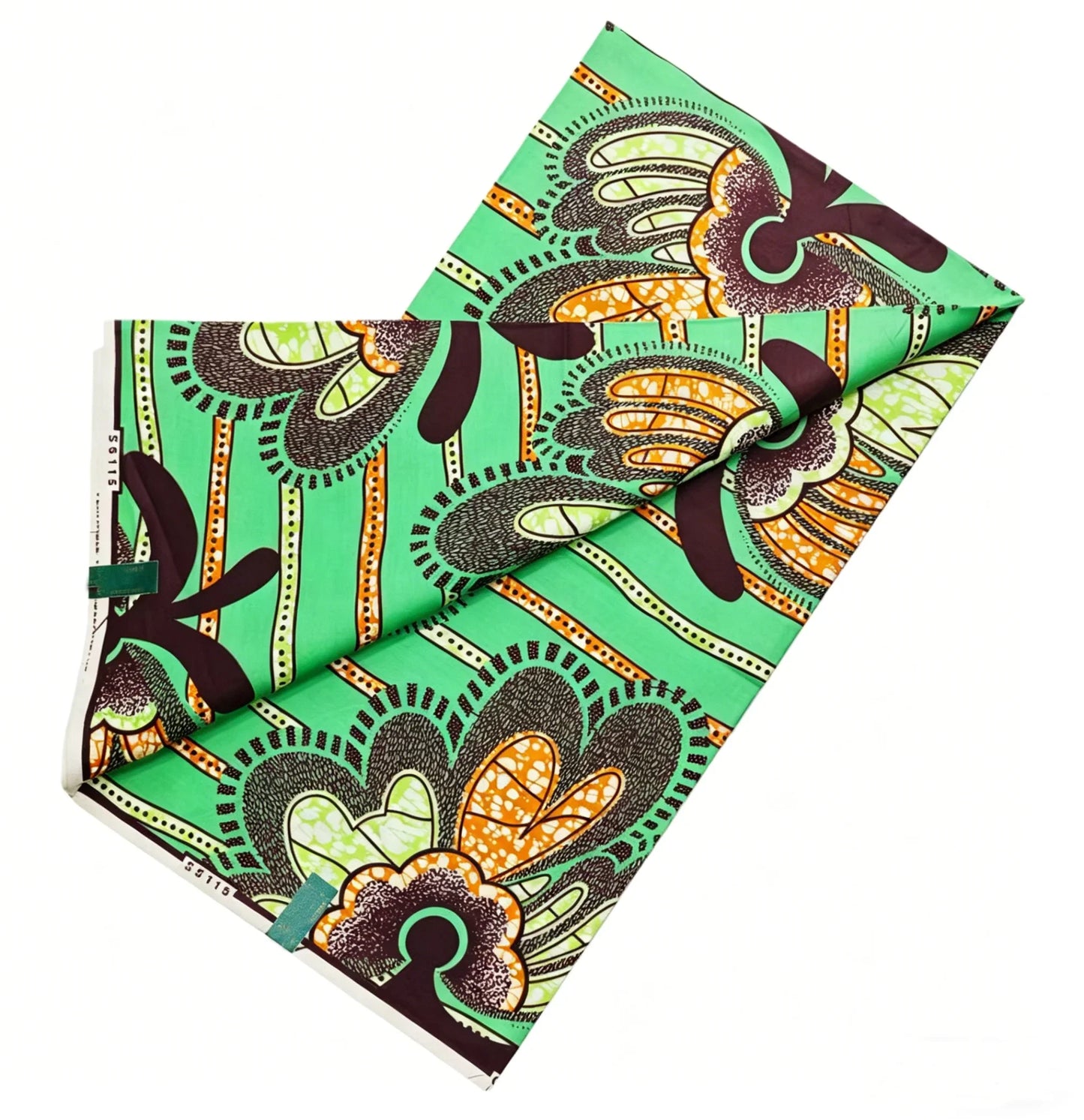 African Ankara Wax Print Fabric - 100% Cotton Batik Material for Sewing & Wholesale 6 Yards