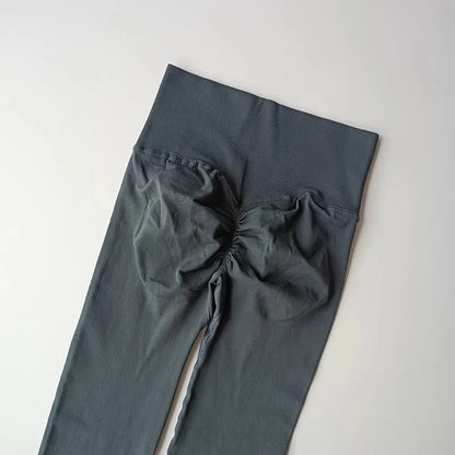 High Waist Women’s Yoga Leggings – Seamless Push-Up Fitness, Running & Gym Pants with Hip Lift and High Elasticity