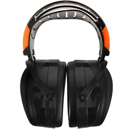Adjustable Noise-Reducing Ear Muffs - Soundproof Industrial Hearing Protection Headphones in Black