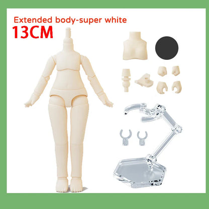 Original YMY 2nd Gen Spherical Joint Body Doll – Removable Body for Penny, GSC, Molly, Obitsu 11 & NendoroidS Heads