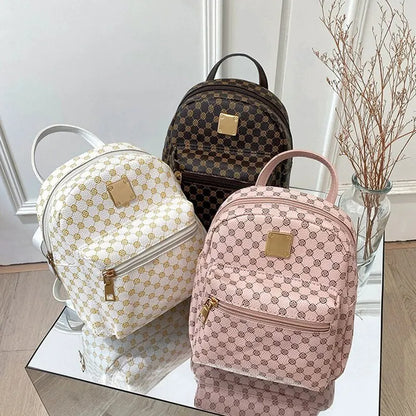 Classic Women’s Backpack – Fashionable School & Daily Shopping Bag for Girls