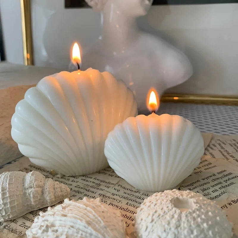 3D Shell Silicone Mold – Scented Candle, Aromatherapy Wax & Clay Crafts DIY Mold