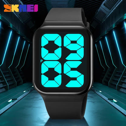 SKMEI 1995 Luxury Digital Sport Watch – Waterproof, Minimalist Design for Men and Women, Wristwatch for Girls and Boys