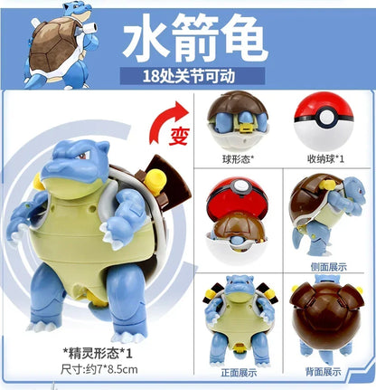 Original Pokémon Elf Ball Toys — Pocket Monsters Figures including Pikachu, Gengar, Dragonite & More