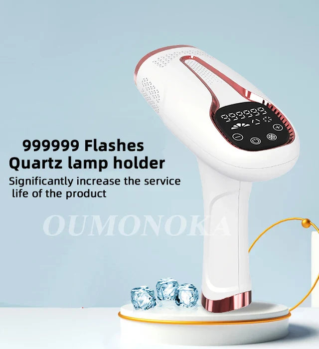 IPL Laser Hair Removal Device – 999,999 Flashes Painless Epilator for Women, Permanent At-Home Bikini & Body Hair Removal